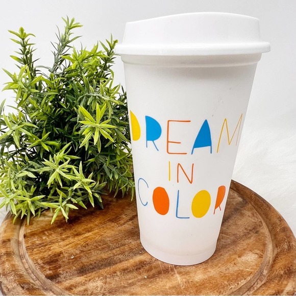 Starbucks Other - Starbucks 16 fl Oz Reusable Cup "Dream In Color" 2013